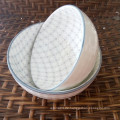 Keramik-Obstschale, Porzellan-Suppenschüssel-Set